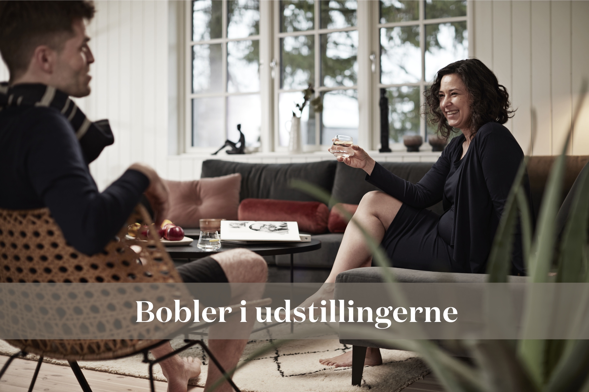 Bobler og kransekage i udstillingerne